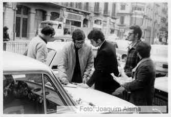Salvador Servià y Jaume Rodríguez, Rally Costa Brava 1974 (Foto: Joaquim Alsina)